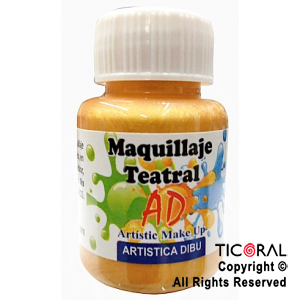 MAQUILLAJE TEATRAL AD 210 ORO 40ML X 6 UNIDADES